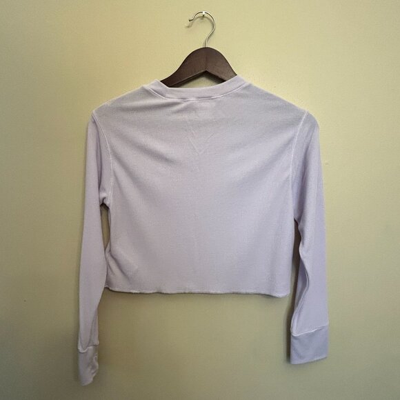 Athleta Girl Lot of 2 Long Sleeve Shirt/Sweater Purple Size M/8-10 - Picture 3 of 16